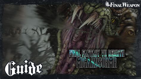 Midgardsormr in Final Fantasy VII Rebirth: A Comprehensive Guide