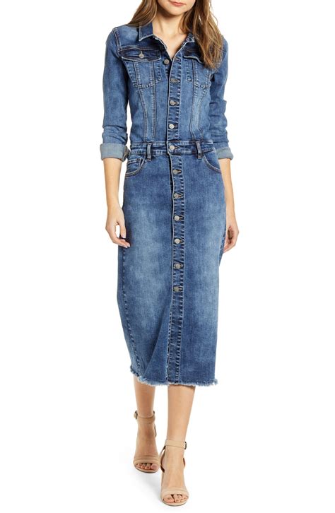 Midi Denim Dresses: The Perfect Balance of Style and Comfort