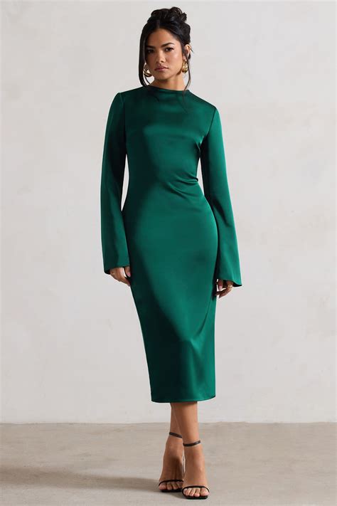 Midi Green Dress: The Perfect Balance of Style and Comfort!