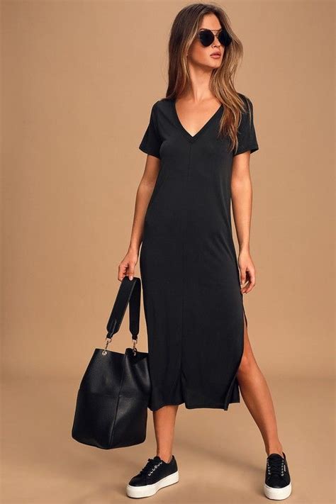 Midi T-Shirt Dresses with Sleeves: Style and Comfort Combined