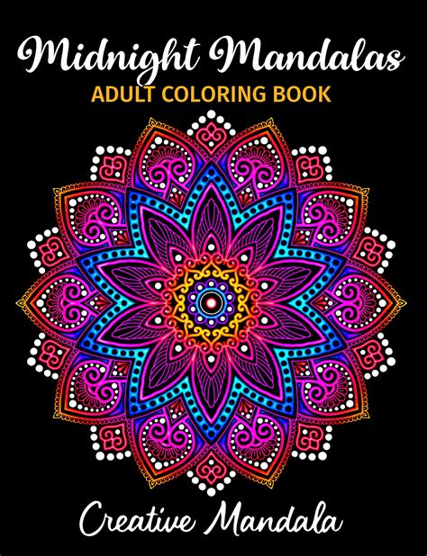 Midnight Mandalas Coloring Book Mandala Coloring Book Stress Relieving Christmas Designs Adult Coloring Book Midnight Edition Easy Mandalas Midnight coloring books for adults Volume 26 Reader