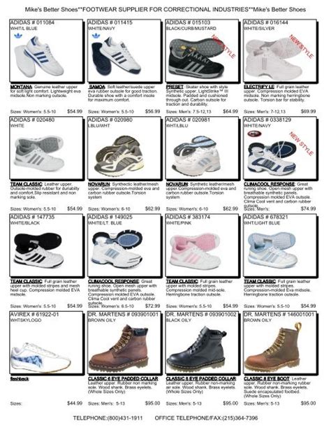 Mikes Better Shoes Catalog
