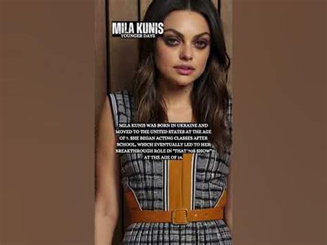 Mila Kunis: A Journey from Ukraine to Hollywood Stardom