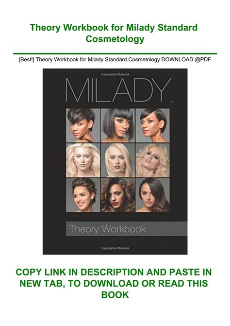 Milady Standard Cosmetology 2012 Theory Workbook Answers PDF