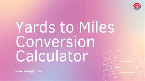 Mile into Yards: Decoding the Essential Conversion