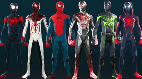 Miles Morales Suits PS5