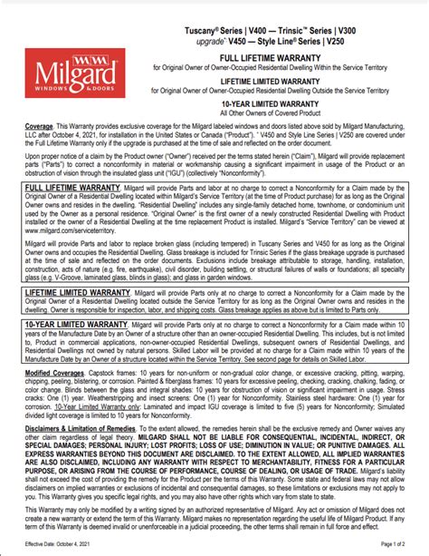 Milgard Window Replacement Guarantee: A Comprehensive Guide
