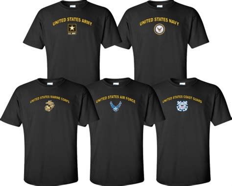 Military Branch T-shirts: