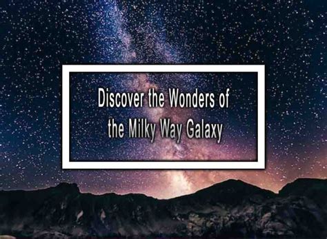 Milkyway Tia: Exploring the Wonders of Our Galaxy in 12345 Steps