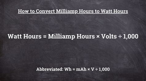 Milliamp Hours to Hours: A Comprehensive Guide