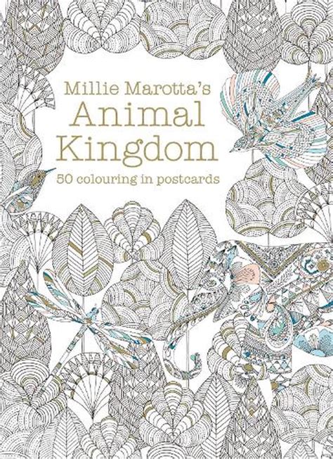 Millie Marotta s Animal Kingdom Postcard Book 30 beautiful cards for colouring in Kindle Editon
