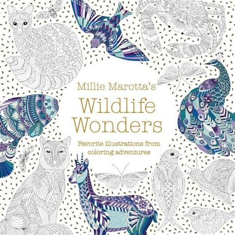 Millie Marotta s Wildlife Wonders Favorite Illustrations from Coloring Adventures A Millie Marotta Adult Coloring Book