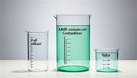 Milliliters Per Gallon: A Detailed Exploration