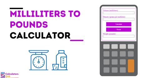 Milliliters to Pounds Calculator: Convert with Ease and Accuracy