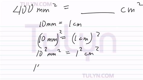 Millimeters Squared to Centimeters Squared: A Comprehensive Guide