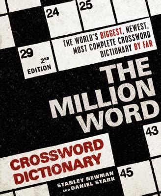 Million Word Crossword Dictionary 2nd PDF