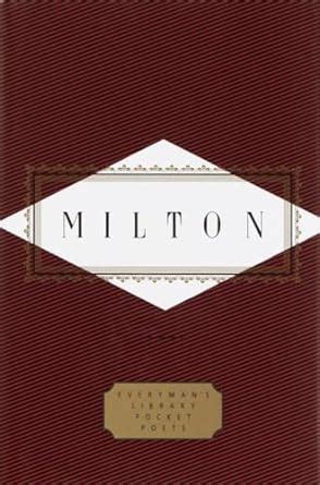 Milton Poems Everyman s Library Pocket Poets Series Reader