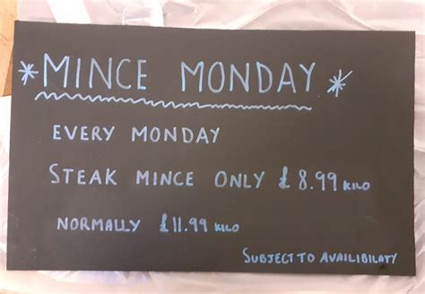 Mince on a Monday Doc