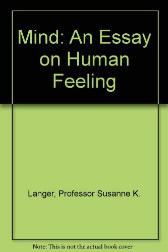 Mind An Essay on Human Feeling Volume 1 Epub