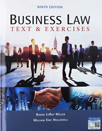 MindTap Business Law 1 term 6 months Printed Access Card for Miller s Business Law Text and Cases The First Course 14th MindTap Course List Epub