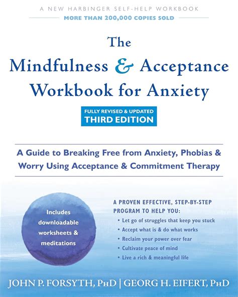 Mindfulness Acceptance Workbook Anxiety Commitment Kindle Editon
