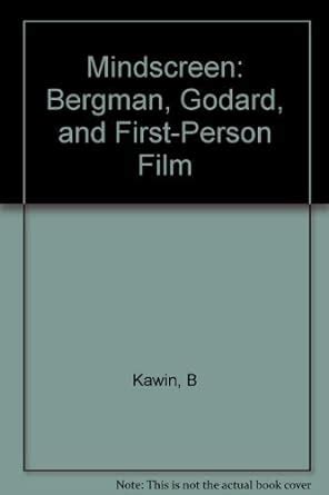 Mindscreen Bergman Godard and First-Person Film Epub