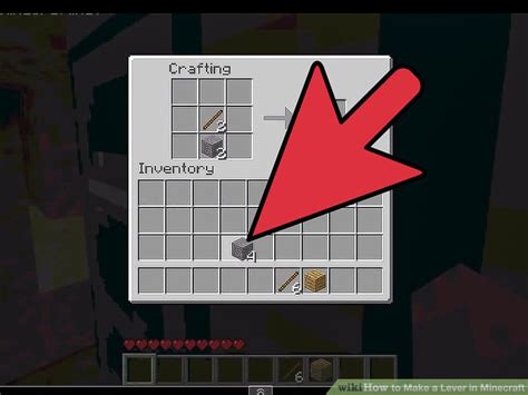 Minecraft 101: Craft a Lever in 4 Easy Steps