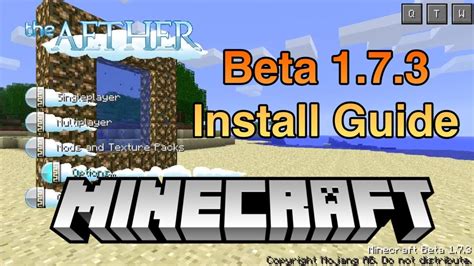 Minecraft Beta 1.7.3 Install: A Comprehensive Guide