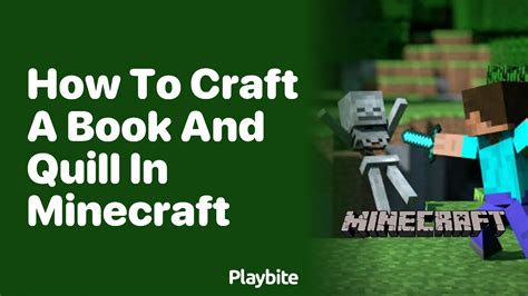 Minecraft Book and Quill: Your Guide to Written Communication in the Blocky World