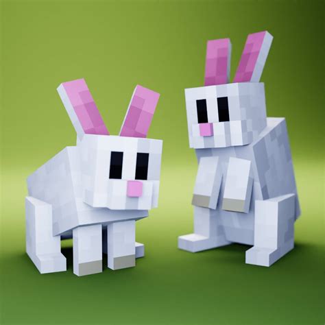 Minecraft Bunnies: The Cuddly Companions of the Overworld