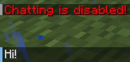 Minecraft Chat Disabled Due to Excessive Use of the Letter "M"