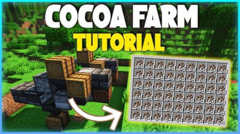 Minecraft Cocoa Bean Farm: A Comprehensive Guide to Building Your Own Chocolate Factory