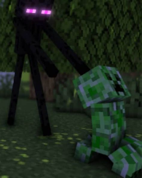 Minecraft Creepers and Endermen: A Dynamic Duo of the Netherworld