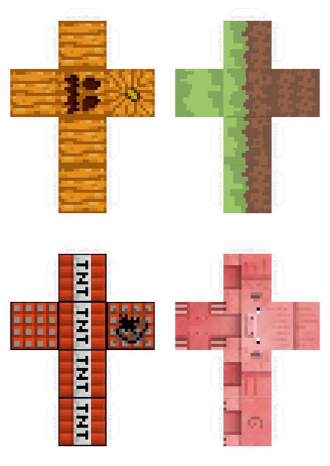 Minecraft Paper Template