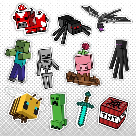 Minecraft Stickers Printable