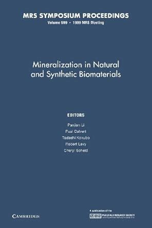 Mineralization in Natural and Synthetic Biomaterials Epub