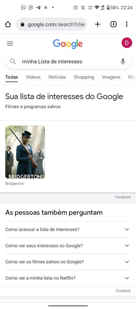 Minha Lista de Interesses