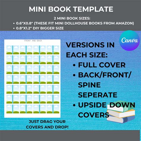 Mini Book Template Canva