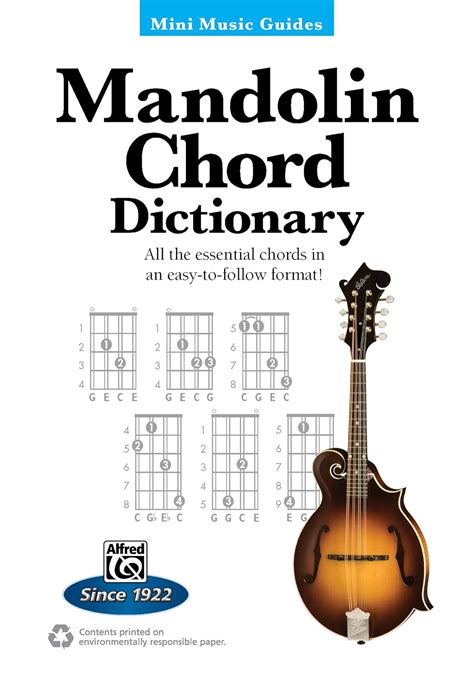 Mini Music Guides Mandolin Chord Dictionary All the Essential Chords in an Easy-to-Follow Format