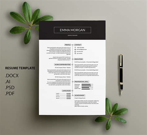 Minimalistic Resume Template