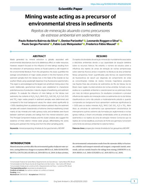 Mining and Environmental Stress Kindle Editon