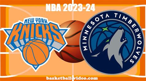 Minnesota Timberwolves vs. Knicks Match: Player Stats and Analysis