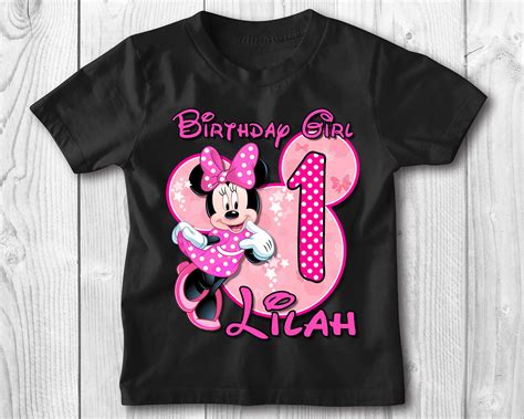 Minnie Mouse Birthday Shirts: A Delightful Way to Celebrate a Special Occasion