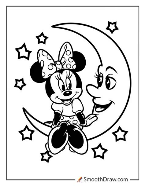 Minnie Mouse Printable Coloring Pages