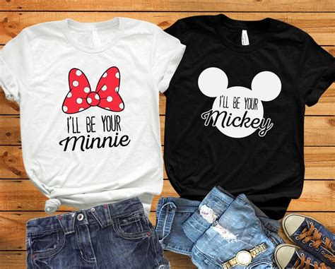 Minnie and Mickey Mouse Matching Shirts: A Perfect Way to Show Your Disney Side