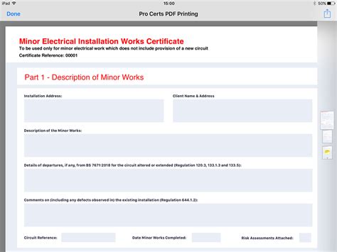 Minor Works Certificate: A Comprehensive Guide