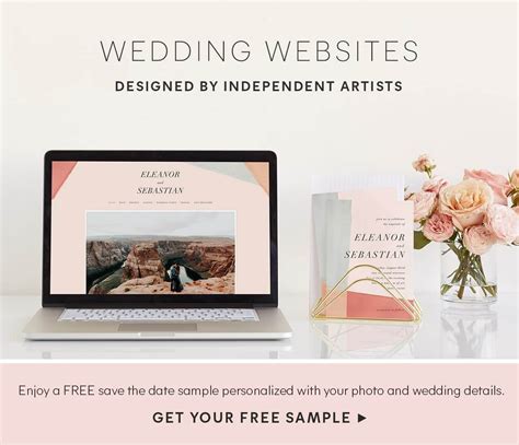 Minted Wedding Website Templates