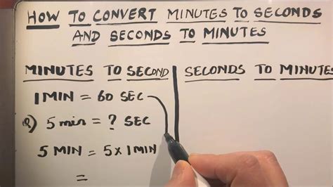 Minutes and Seconds to Seconds: A Comprehensive Guide