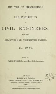 Minutes of Proceedings of the Institution of Civil Engineers Volume 130 part 4 Doc