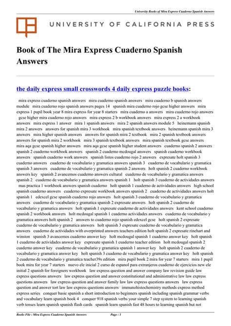 Mira Higher Spanish Answers Kindle Editon